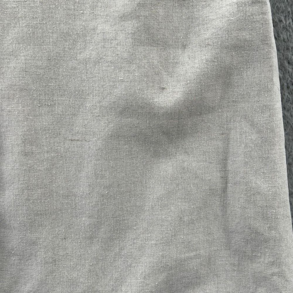 Vintage 90s Linen Blend Pinafore Jumper Maxi Dress Sleeveless Overall Indie - Picture 6 of 14
